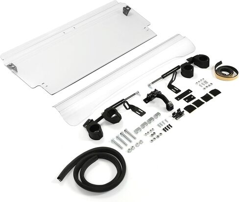 Kuafu 2-in-1 Flip Windshield متوافق مع 2008-2023 Polaris RZR 570 /570 S /800/4 800 /S 800 /XP 900 /XP 4 900 SPRING GAS SPRING-CLEAR in Saudi Arabia