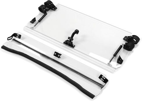 Kuafu 2-in-1 Flip Windshield متوافق مع 2008-2023 Polaris RZR 570 /570 S /800/4 800 /S 800 /XP 900 /XP 4 900 SPRING GAS SPRING-CLEAR in Saudi Arabia