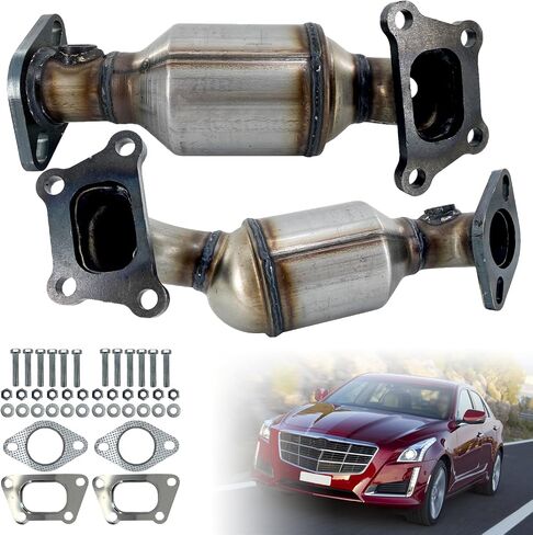 FCE048 FCE049 الأمامي اليسار واليمين المحول الحفاز مجموعة من أجل Chevy Impala 3.6L V6 2014-2019 ، ل Cadillac XTS 3.6L V6 2014-2019 Bank 1 & 2 استبدال 674-048 674-049 (COMPAINT) in Saudi Arabia
