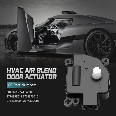 HVAC AIR Blend Door Actuorator Actuator Actuator A/C محرك محرك درجة الحرارة في الفترة 2004-2006 لـ Infiniti Q45 2004-2010 لـ Infiniti QX56 2005-2015 لـ Nissan Armada يحل محل 604-970 277435Z000 in Saudi Arabia