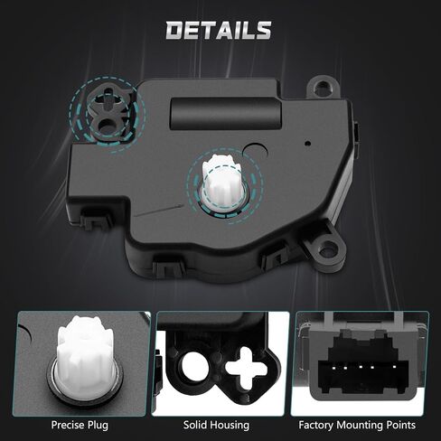 HVAC AIR Blend Door Actuorator Actuator Actuator A/C محرك محرك درجة الحرارة في الفترة 2004-2006 لـ Infiniti Q45 2004-2010 لـ Infiniti QX56 2005-2015 لـ Nissan Armada يحل محل 604-970 277435Z000 in Saudi Arabia