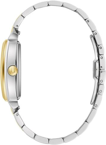 Bulova Sutton Automatic Silver Dial Two-Tone Men's Watch 98A308 in Saudi Arabia