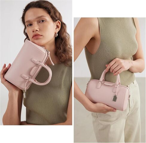 LA FESTIN Top Handle Purse Stylish Handbag Crossbody Satchel Handbag Barrel Bag with Adjustable Strap for Daily Travel in Saudi Arabia