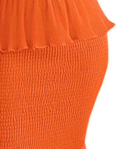 Sexyshine Women's Tube Top Ruffled Tiered Maxi Dress Sleeveless Backless Bodycon Smocked Shirred Party Holiday Long Dress in Saudi Arabia