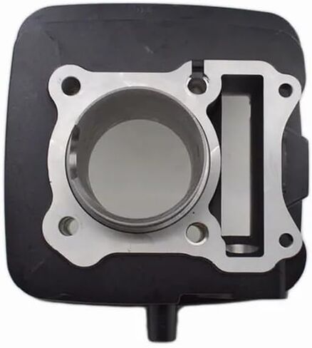 مجموعة أسطوانات الدراجات النارية 57 مم تجويف لـ EN150 GZ150 150CC أجزاء محرك EFI (EFI Black) in Saudi Arabia