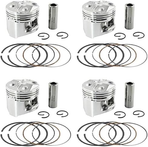 1/4 حلقة مكبس الدراجات النارية 48 مم ~ 48.5 مم لـ FZR250 FZ250 1HX (1Set 48.5mm) in Saudi Arabia