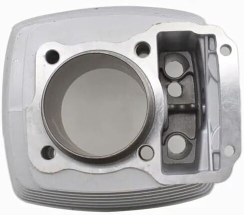 مجموعة أسطوانات الدراجات النارية 62 مم BIRE BORE 13 مم لـ CG125 125CC إلى 150CC 157FMI كتلة المحرك المعدلة (رمادي) in Saudi Arabia