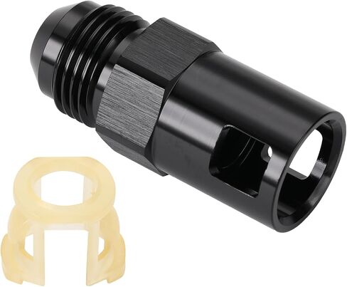 8AN Male to 3/8" SAE Quick Disconnect Female Push On EFI Fuel Fitting Adapter Aluminum Black in Saudi Arabia