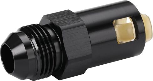 8AN Male to 3/8" SAE Quick Disconnect Female Push On EFI Fuel Fitting Adapter Aluminum Black in Saudi Arabia