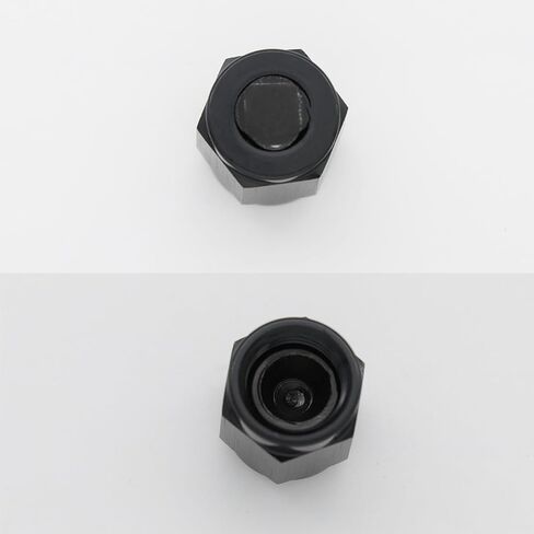 Aluminum 3AN Female Flare Cap Block Off Plug Fitting Adapter Black in Saudi Arabia