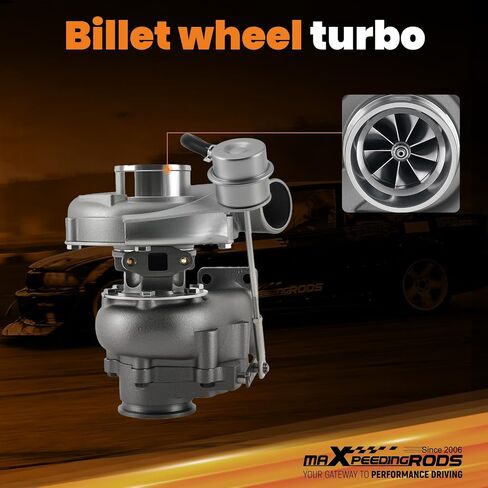 MaxPeedingRods T3 Turbo Turbocharger لـ 4/6 Cylinder 1.5L-2.5L Engine ، لـ Honda Accord Civic ، لـ BMW 318IS 323CI 323CI 325CI 325I ، in Saudi Arabia