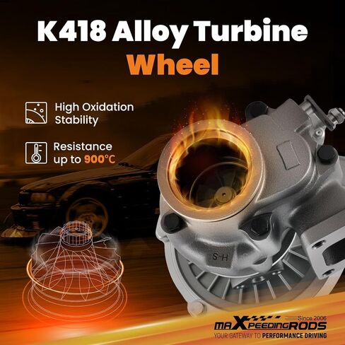MaxPeedingRods T3 Turbo Turbocharger لـ 4/6 Cylinder 1.5L-2.5L Engine ، لـ Honda Accord Civic ، لـ BMW 318IS 323CI 323CI 325CI 325I ، in Saudi Arabia