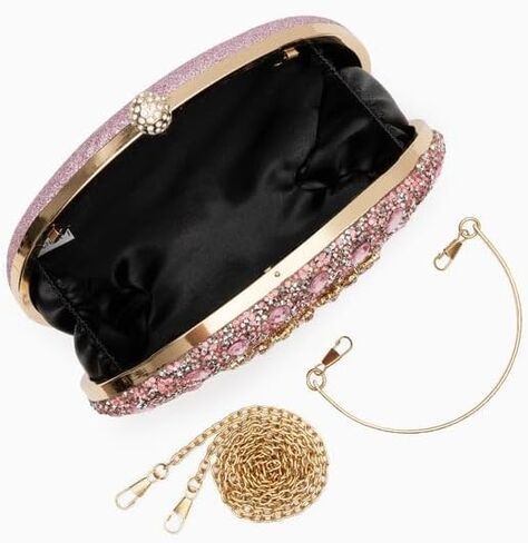Colette Elegant Diamond Encrusted Blue Evening Clutch Bag Sparkly Purse Bride Wedding Bag in Saudi Arabia