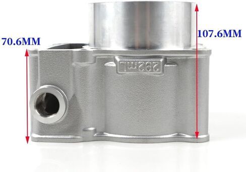 Motorcycle Cylinder Block Piston Gasket Base Kit Fit For CR6 LX300-6A 300R/RR 300GY 300AC/DS YF300(Black) in Saudi Arabia