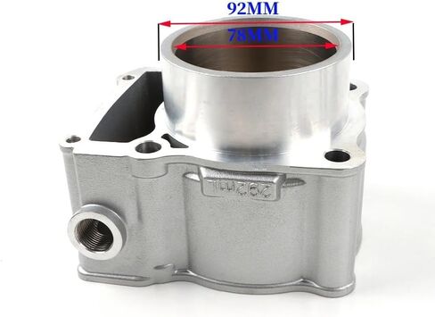 Motorcycle Cylinder Block Piston Gasket Base Kit Fit For CR6 LX300-6A 300R/RR 300GY 300AC/DS YF300(Black) in Saudi Arabia