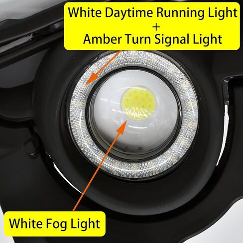 LED Rear Bumper Reflectors Tail Lights Fit for 2015 2016 2017 2018 Toyota Highlander with LED Sequential Turn Signal Light/Brake/Driving/Fog Lamps Red Lens in Kuwait