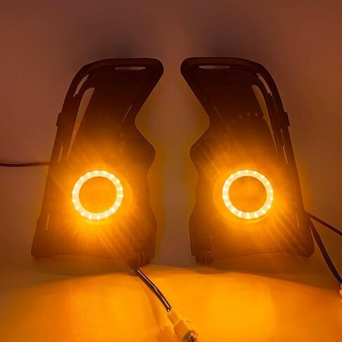 LED Rear Bumper Reflectors Tail Lights Fit for 2015 2016 2017 2018 Toyota Highlander with LED Sequential Turn Signal Light/Brake/Driving/Fog Lamps Red Lens in Kuwait