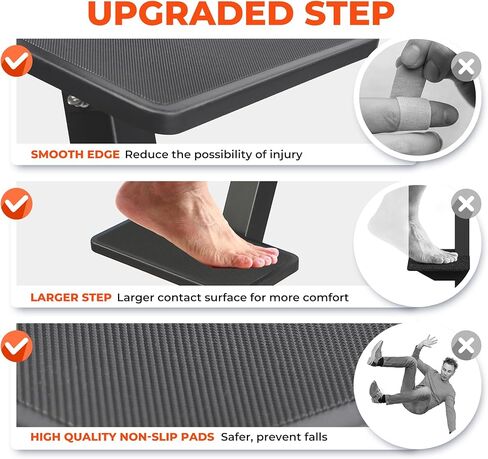 4-Step Boat Steps for Trailer with Handle,Heavy Duty Non-Slip Boat Trailer Steps Universal Fit for Bass/Pontoon Boat Trailers in Kuwait