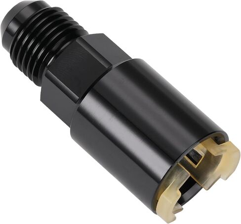 8AN Male to 3/8" SAE Quick Disconnect Female Push On EFI Fuel Fitting Adapter Aluminum Black in Saudi Arabia