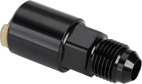 8AN Male to 3/8" SAE Quick Disconnect Female Push On EFI Fuel Fitting Adapter Aluminum Black in Saudi Arabia