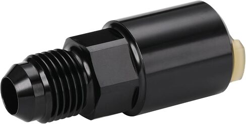 8AN Male to 3/8" SAE Quick Disconnect Female Push On EFI Fuel Fitting Adapter Aluminum Black in Saudi Arabia