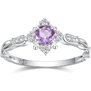 London Blue Topaz Engagement Ring for Women Created Emerald Rose Quartz Moss Agate Blue Sandstone Birthstone Wedding Anniversary Jewelry in Kuwait