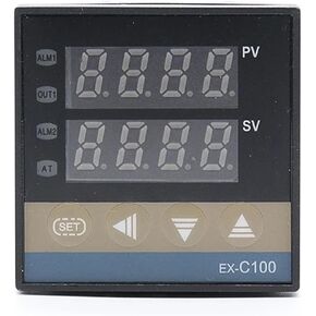 REX- C100 Digital Intelligent Temperature Controller K/Universal Input SSR/Relay Output Thermostat 110V to 240V Work Voltage(K in Relay Out) in Saudi Arabia