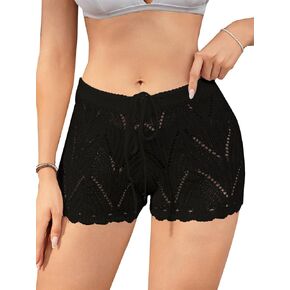 تستر الكروشيه للسيدات للسيدات في ميلوميا شورتات شورت شورت تغطية التستر على الشاطئ in Kuwait