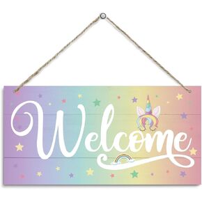 Cute Mouse Welcome Decor, Decorative Hanging Wall Plaque Sign, Home Decor for Front Door, Women Office Decoration, Farmhouse Wooden Wall Sign in Saudi Arabia