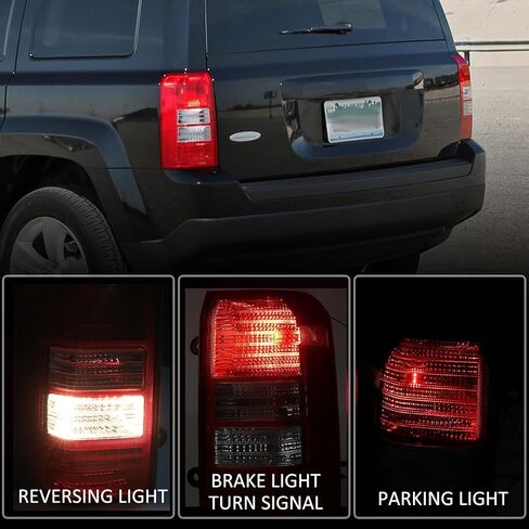 بديل لمجموعة JSBoyat Tail Light Assembly للفترة 2008-2017 Jeep Patriot Brake Brake Leillight Laillamp Right Passenge المشمولة in Saudi Arabia