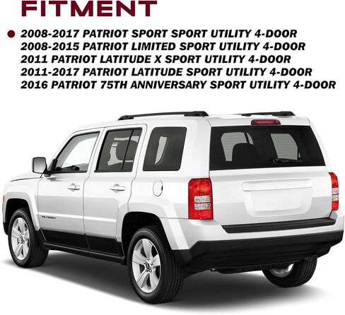 بديل لمجموعة JSBoyat Tail Light Assembly للفترة 2008-2017 Jeep Patriot Brake Brake Leillight Laillamp Right Passenge المشمولة in Saudi Arabia