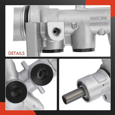 A-Premium Brake Master Cylinder Master Aylinder متوافقة مع سيارات BMW-E39 525i 2001 2002 2003 ، 528i 1999-2000 ، 530i 2001-2003 ، 540i/M5 2003-يحل محل# 34311165543 ، 1165543 in Saudi Arabia