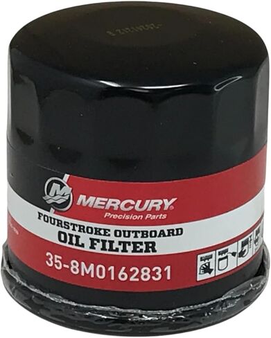 One Pack compatible with Mercury Oil Filter 8M0162831 Contains One Oil Filter and a Funnel in Saudi Arabia