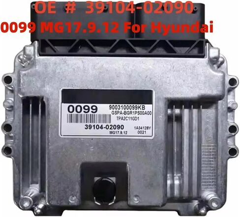 39104-02090 3910402090 وحدة كمبيوتر محرك السيارة وحدة التحكم الإلكترونية 0099 mg17.9.12 in Saudi Arabia