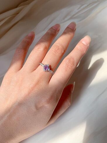 London Blue Topaz Engagement Ring for Women Created Emerald Rose Quartz Moss Agate Blue Sandstone Birthstone Wedding Anniversary Jewelry in Kuwait