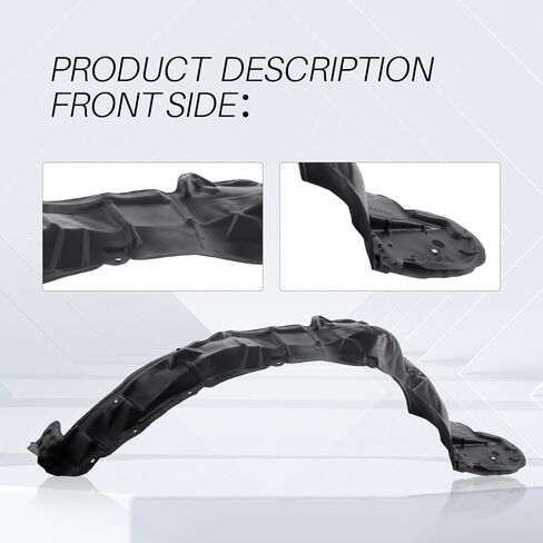 CarpartsDepot Front Fender Liner اليمين واليسار متوافق مع Toyota 2010-2015 Prius to1248158 to1249158 5387547030 5387647030 in Saudi Arabia