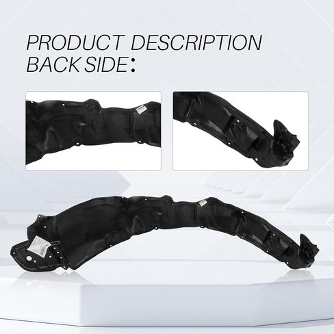 CarpartsDepot Front Fender Liner اليمين واليسار متوافق مع Toyota 2010-2015 Prius to1248158 to1249158 5387547030 5387647030 in Saudi Arabia