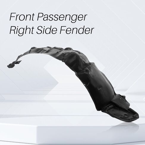 CarpartsDepot Front Fender Liner اليمين واليسار متوافق مع Toyota 2010-2015 Prius to1248158 to1249158 5387547030 5387647030 in Saudi Arabia