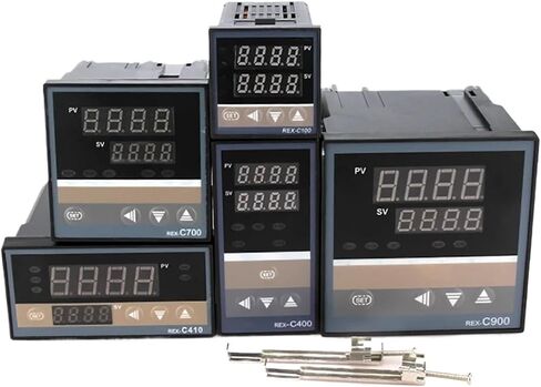 REX-C100،400،700 RELAY OUTPUT PID THERMOMSTAT منظم ثنائي ملحقات غلايات تحكم درجة الحرارة الرقمية (C400 كل النوع Refle) in Saudi Arabia