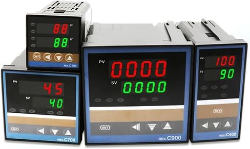 REX-C100،400،700 RELAY OUTPUT PID THERMOMSTAT منظم ثنائي ملحقات غلايات تحكم درجة الحرارة الرقمية (C400 كل النوع Refle) in Saudi Arabia