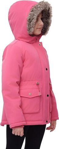 Rokka&Rolla Girls' Water-Resistant Sherpa Fleece Lined Puffer Jacket Winter Parka Coat in Saudi Arabia