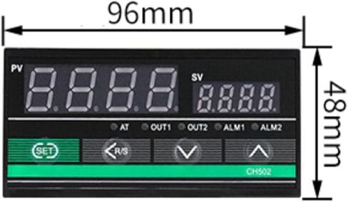 LCTC CH502 RELAY SSR RS485 OUTPUT PID درجة حرارة وحدة تحكم TC/RTD PID منظم 96x48mm RKC الصناعي (SSR Relay OPT 1ALARM) in Saudi Arabia