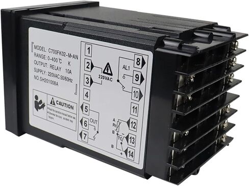 PID Digital Intelligent Industrial Temperature Controller 220V Relay REX-C700 Thermostat SSR Relay Output(K Relay Output) in Kuwait