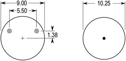 حقيبة Spring Air Torque Torque Torque (تحل محل Firestone 9626 ، W01-358-9626 ، Hendrickson S-23720 ، C-23720 ، Goodyear 1R11-292) (TR9626) in Kuwait