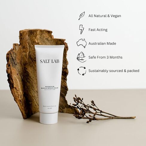 Magnesium Muscle Repair Cream, Lightweight Magnesium Rich Cream With Shea Butter For Muscle & Joint Pain, Scented With Essential Oils, Post Activity Self Care, Non Greasy Formula, 100 Ml in Saudi Arabia