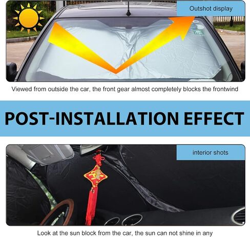 مجموعة من ستة قطع من الزجاج الزجاجي Sunshade ، حماية من الخصوصية الداخلية ، درع حرارة واقية من الشمس ، قطع غيار التعديل ، عالمي لمعظم السيارات والشاحنات وسيارات الدفع الرباعي (الفضة) in Saudi Arabia