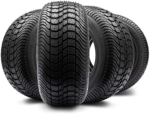 إطارات Arisun Golf Cart 205/50-10 Cruze Low Pro - مجموعة من 4 ، شعاعي وعالي الأداء in Saudi Arabia