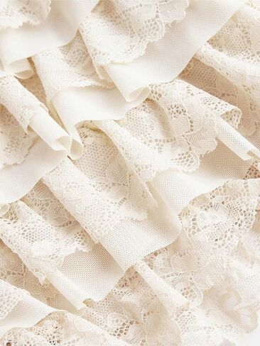 Women's Y2K Lace Ruffer Shorts Sexy Boyshorts Layered Pumpkin Skirt Cute Sweet Pettipants in Saudi Arabia
