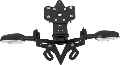 Tail Tidy Kit for MT07/FZ07 2013-2023，YFZ-R7 2021-2024. Fender Eliminator Kit equipped License Plate Holder, License Plate Light, PLUG&PLAY Turn Signal Lights(smoke) in Saudi Arabia