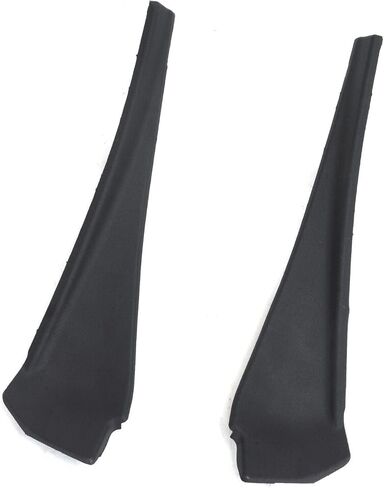 Pair Drivers Passenger Left Right Side Cowl Extension Plastic Black for Nissan for Rogue 2014-2020,Fast delivery in Saudi Arabia